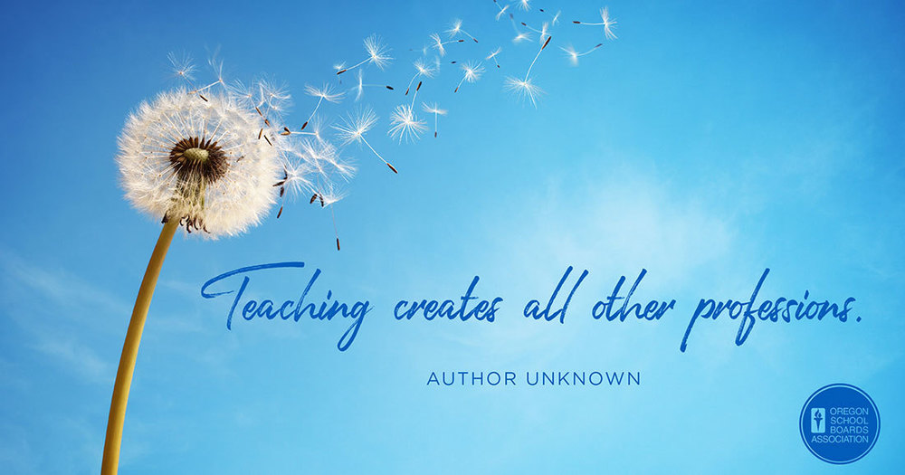 Quote about teaching with a dandelion