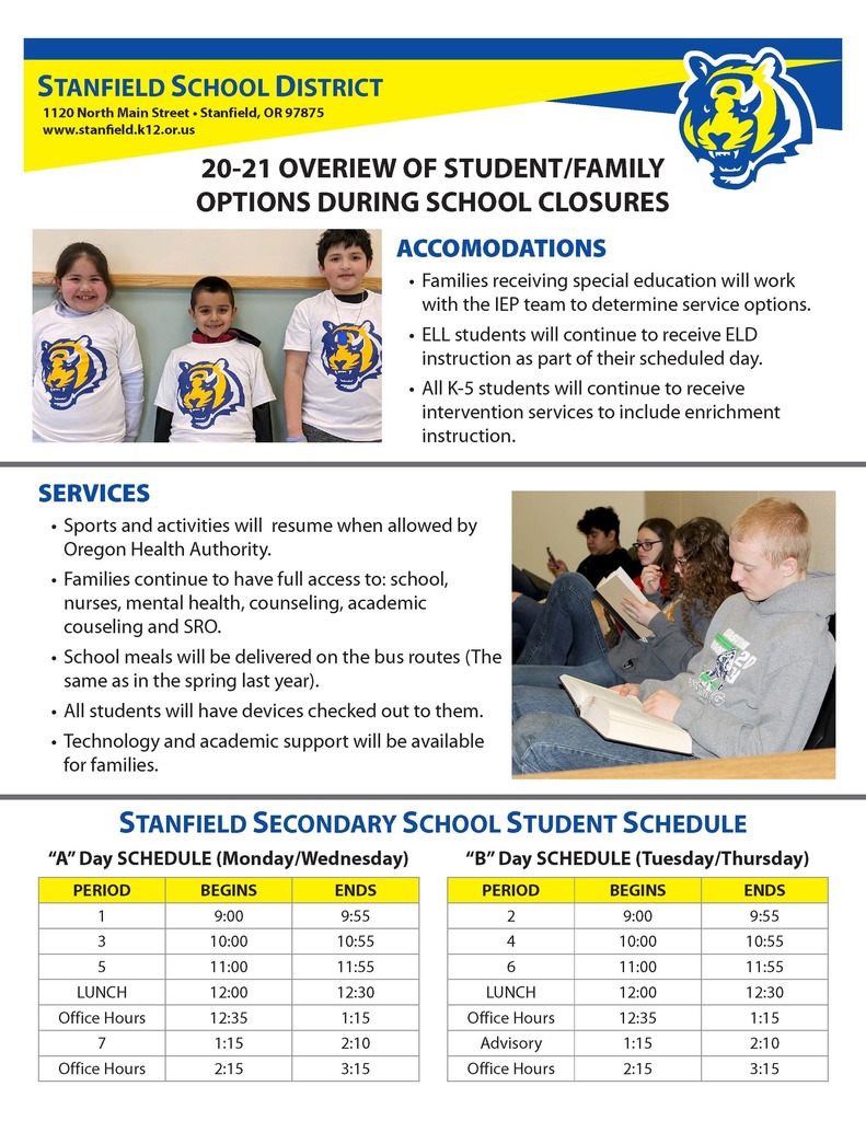 Live Feed Stanfield School District